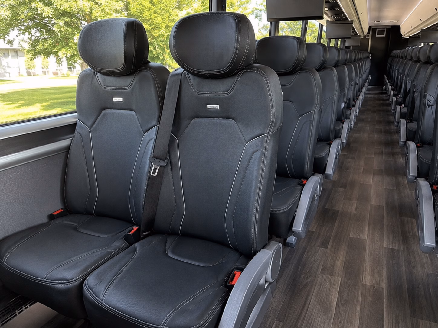 moreno valley charter bus services interior